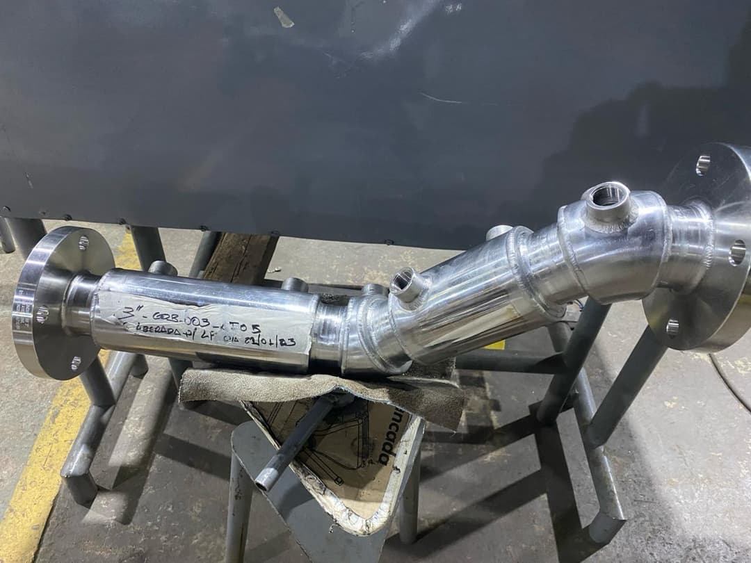 Fabricação de Spool Inox Encamisada