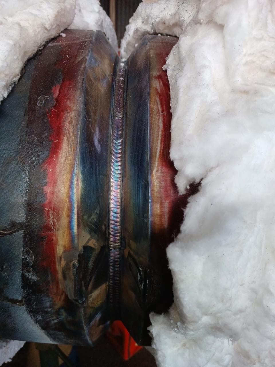 Serviços realizados na parte de pressão de caldeira